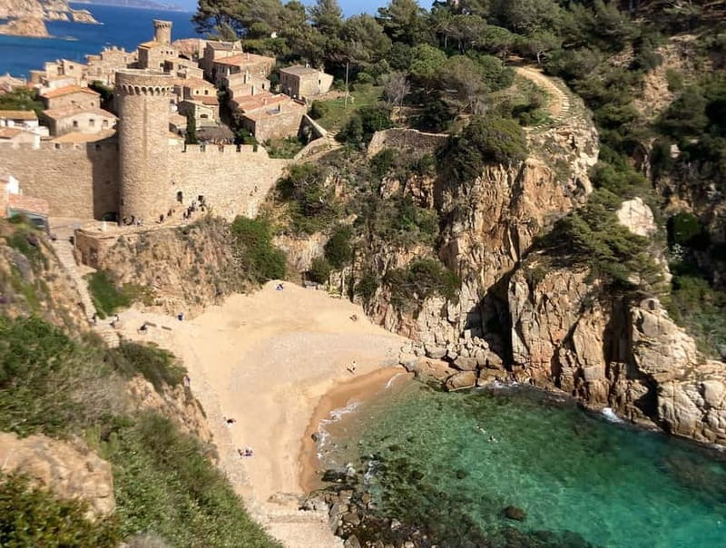 Barcelona: Tossa de Mar & Costa Brava boat, very small group - Tossa de Mar’s medieval old town before the crowds