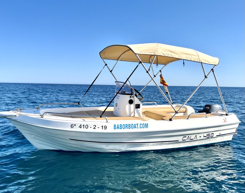 Benalmádena: Costa del Sol License-Free Boat Rental - Choosing between 30 minutes and four hours
