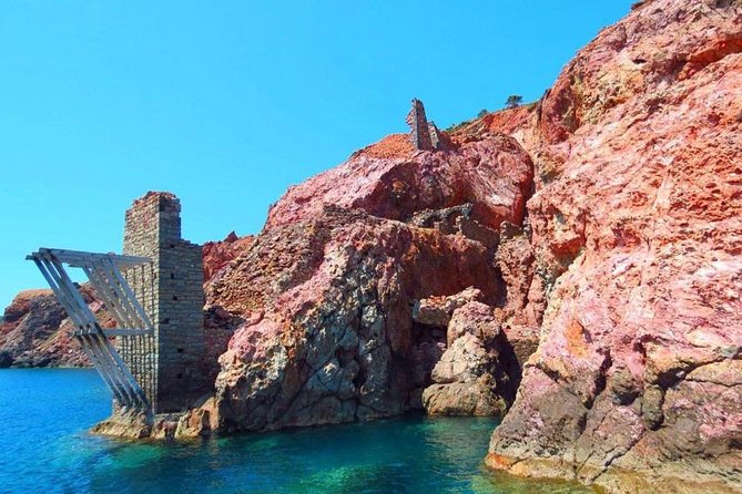 Best of Milos and Poliegos Catamaran snorkelling Cruise with BBQ - Cape Vani and the island’s working past