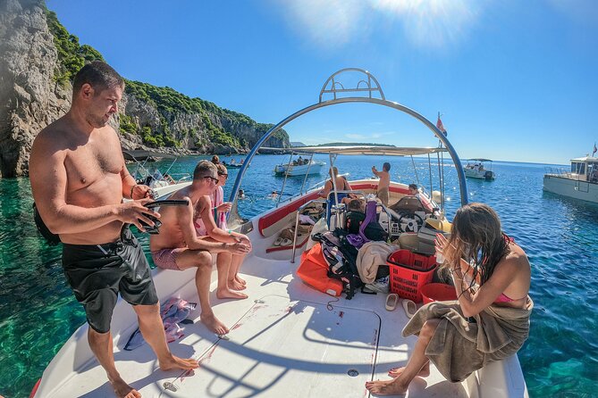 Blue Cave, Green Cave & Lopud Beach small group Speed boat Tour - Green caves, a canyon, and short water adventures