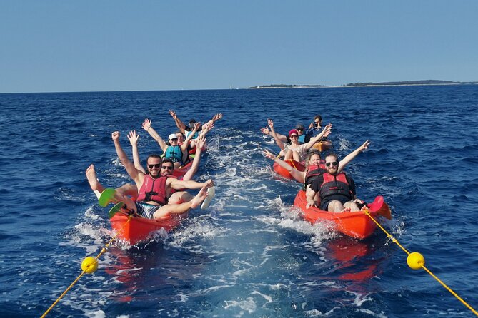 BOAT & KAYAK! Sea Adventure - Snorkeling & Cliff Jumps - Meeting at Marina Polesana and getting ready