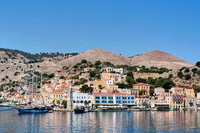 Boat Trip to Symi Island with swimming stop at St George Bay - A short ride brings you into Symi harbor