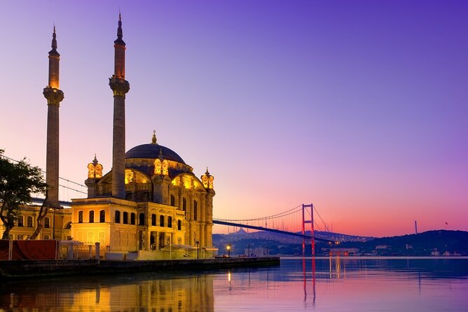 Bosphorus Evening Cruise: Dinner, Live Shows & Private Table - The nighttime route and its landmarks