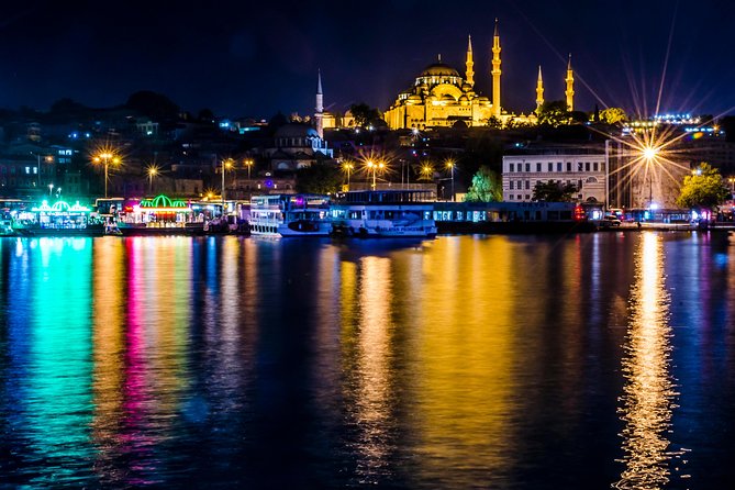 Bosphorus Night Cruise: Dinner, Drinks & Hotel Pickup - What you see from Kabataş to the bridges
