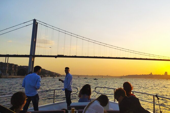 Bosphorus Sunset: An Enchanting Yacht Cruise in Istanbul - Snacks, drinks, and the yacht atmosphere