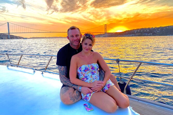 Bosphorus Sunset or Daytime Yacht Cruise with Snacks & Live Guide - The Maiden’s Tower and Galata Tower views