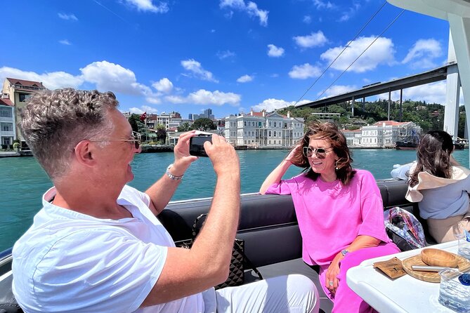 Bosphorus Yacht Cruise with Stopover on the Asian Side - (Morning or Afternoon) - The European shore: palaces, mosques, and bridges