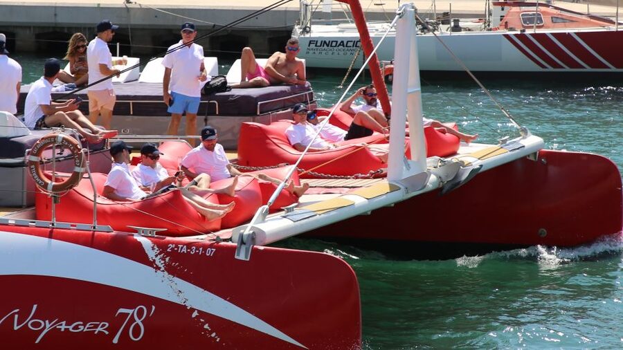 Cambrils: Catamaran Cruise with Drinks and BBQ Lunch Option - The mood on deck