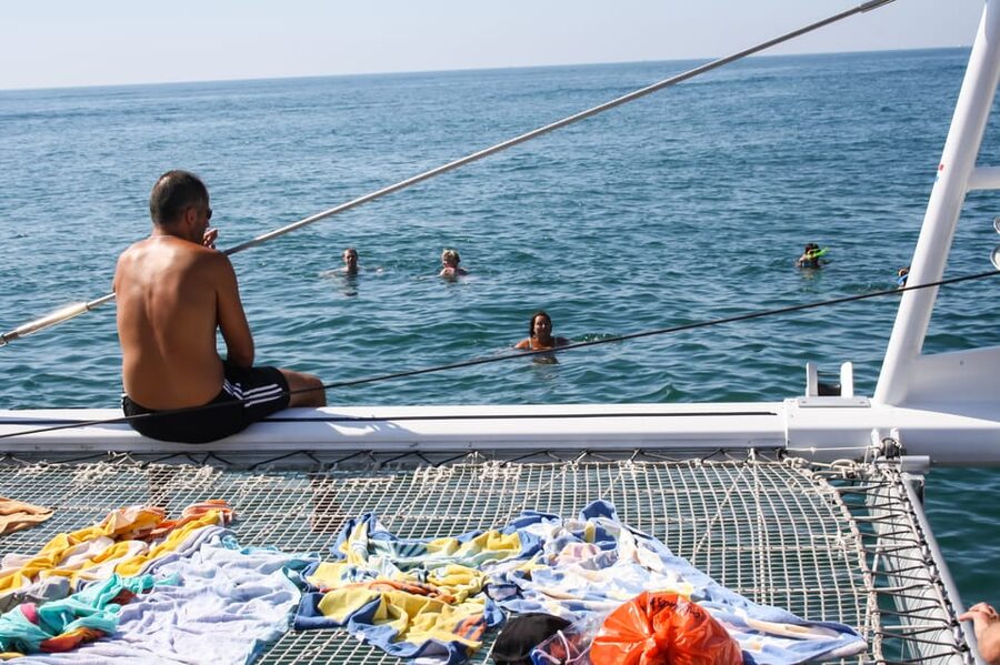 Cambrils: Costa Daurada Sail Catamaran Cruise - Food, cava, and the open bar