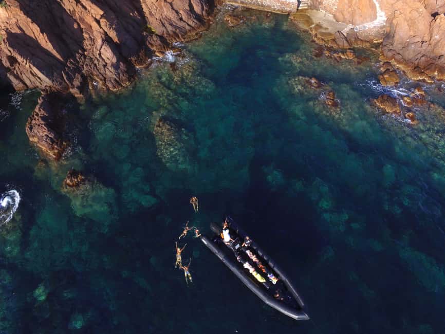Cannes: Estérel Massif Boat Excursion - Swimming, snorkeling, and the practical details