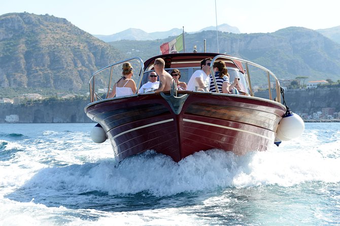 Capri & Blue Grotto Semi Private Boat Day Trip from Sorrento - From Sorrento hotel pickup to Piano di Sorrento harbor
