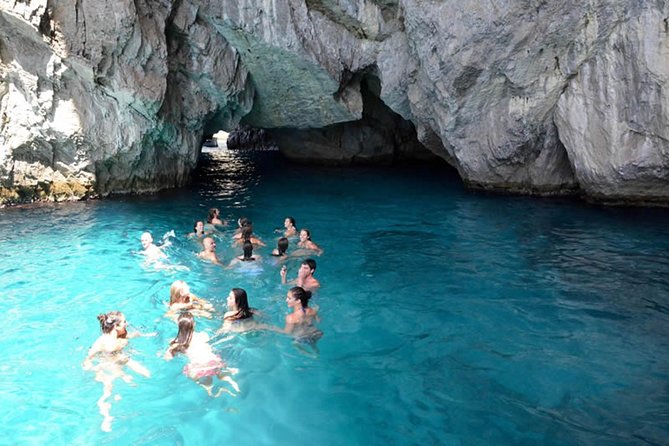 Capri Boat tour from Positano with Light Lunch, Drinks & Swim - Leaving Positano for Piano di Sorrento