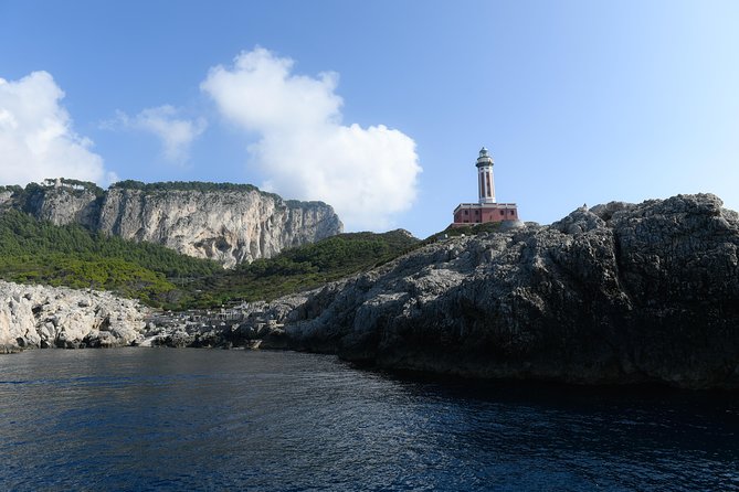 Capri Coast to Coast: Boat Tour with Optional Blue Grotto - Punta Carena and the Faraglioni
