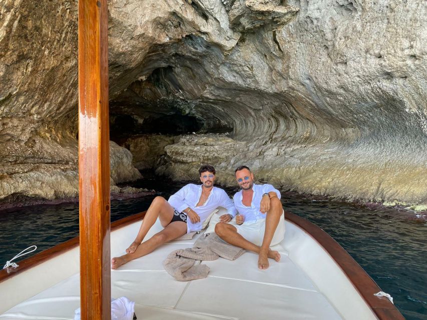 Capri: Island and Grottos Boat Cruise with Snacks and Drinks - Punta Carena Lighthouse and the western coast