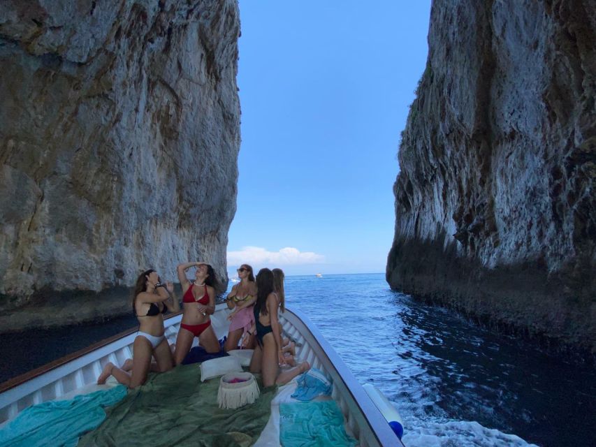 Capri: Island and Grottos Boat Cruise with Snacks and Drinks - Marina Grande is the practical starting point