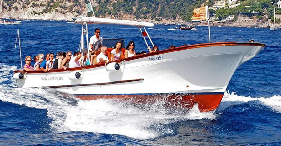 Capri: Island Boat Tour with Blue Grotto Stop - Capri from the sea: key points