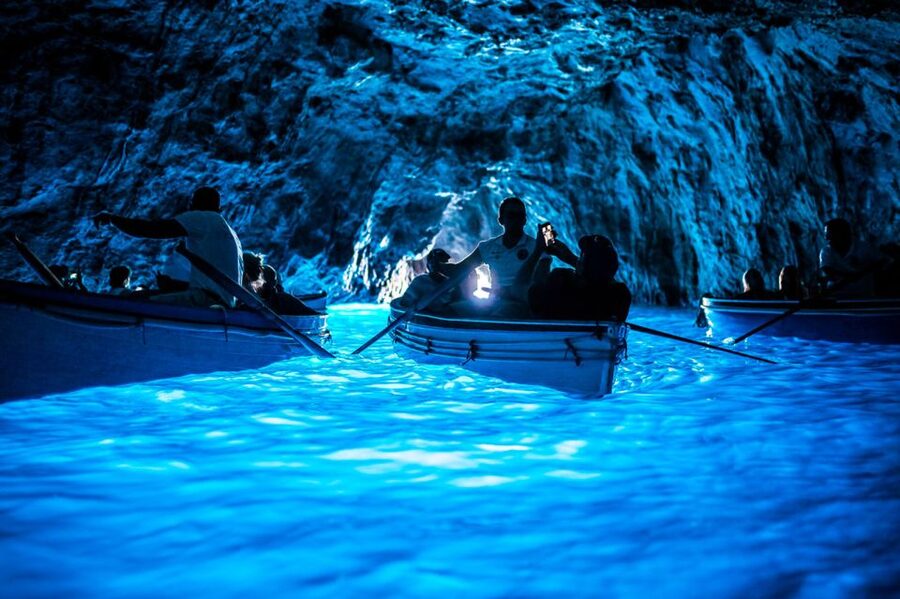 Capri: Island Boat Tour with Blue Grotto Stop - From Salto di Tiberio to the White Grotto