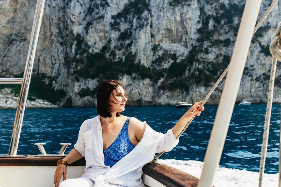 Capri: Island Boat Trip with Grottos - The Faraglioni Rocks and Marina Piccola