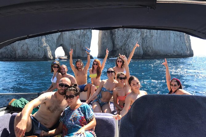 Capri Small-Group Boat Tour with Blue Grotto & Island Discovery - Grottos, swimming, and snorkeling from the boat