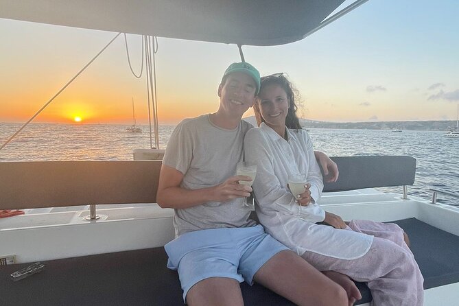 Catamaran Semi Cruise Paros Antiparos includes Food and Drinks - Sunset sailing and the ride back
