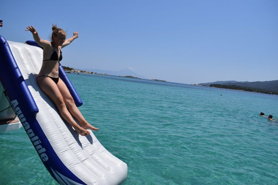 Chalkidiki: Blue Lagoon & Ammouliani Island Cruise & Lunch - The Blue Lagoon stop is the active part of the day