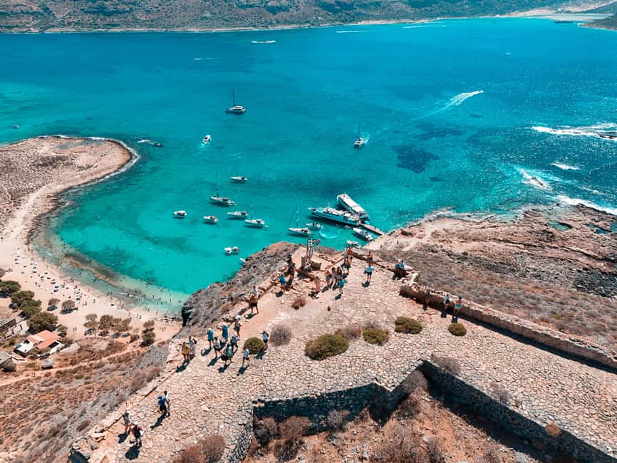 Chania/Rethymno: Balos & Gramvousa With Pickup & Boat Ticket - Food, drinks, and comfort during the day