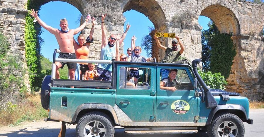 City of Side: Green Canyon Jeep Tour, Boat Trip & Waterfall - Lunch Beside Green Lake