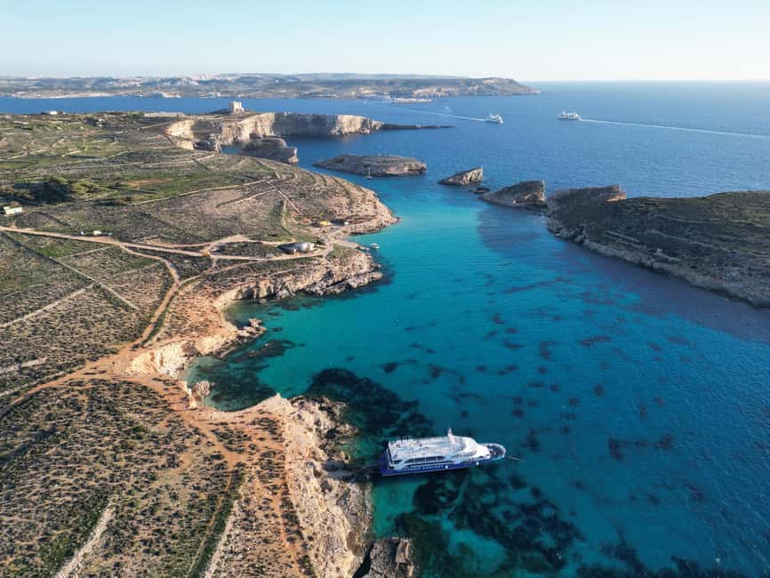 Comino & Blue Lagoon Cruise inc Photo Stop at Crystal Lagoon - Choosing Sliema or Bugibba for departure