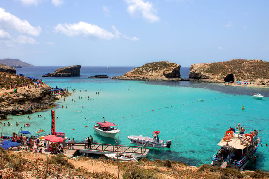 Comino & Blue Lagoon Cruise inc Photo Stop at Crystal Lagoon - A quick look at Crystal Lagoon