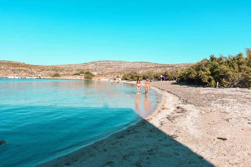 Comino & Gozo: Blue & Crystal Lagoons Cruise with Sea Caves - Santa Marija Bay is the calmest swim stop