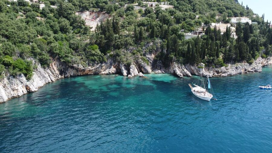 Corfu Town: Full-Day Cruise with Lunch, Drinks & Swim Stops - Two hours at Erimitis Forest