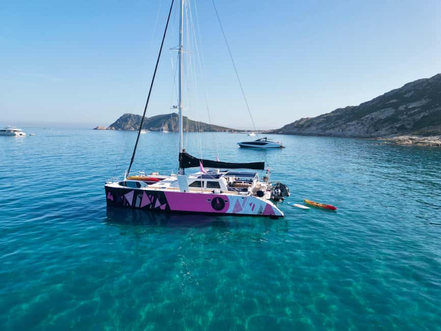 Côte d'Azur: Evening Catamaran Cruise with Aperitif - The 20-minute swim stop