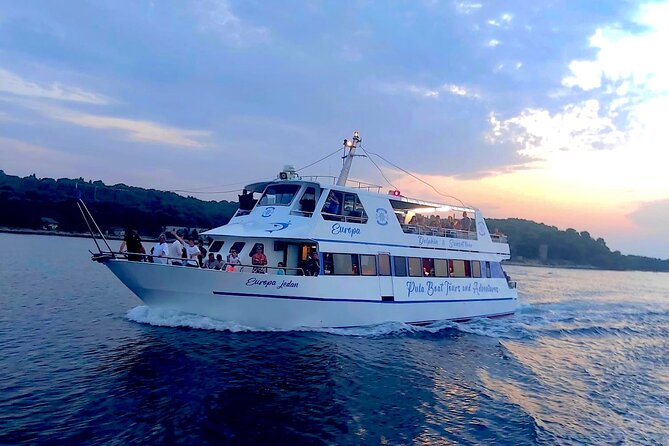 Dolphin Watching & Sunset Boat Tour With Dinner and Drinks - Tito’s Vanga and the White Villa