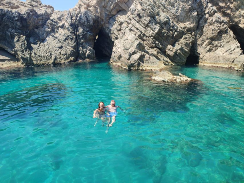 Dubrovnik: Blue Cave & Sunj Beach Boat Tour with Drinks - The Three Green Caves and clear-water snorkeling