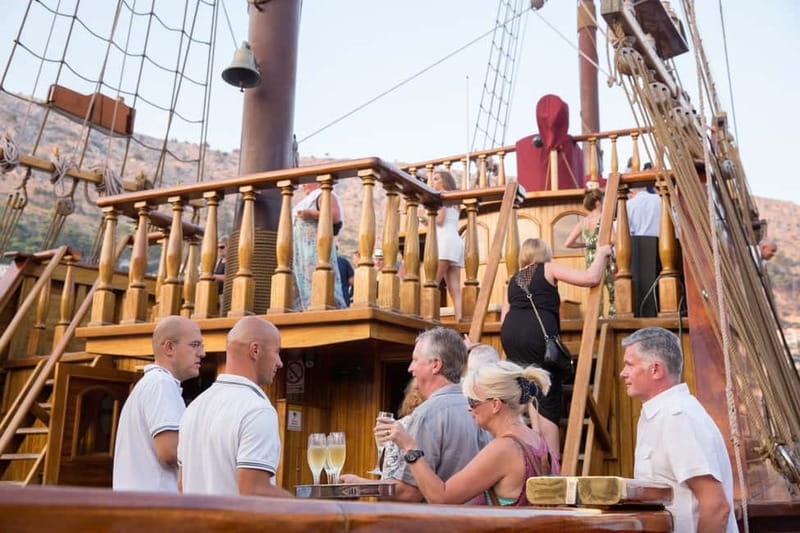 Dubrovnik: Panoramic Sunset Cruise-Karaka Ship (Adult Only) - Boarding the Karaka at Dubrovnik’s Old Town port