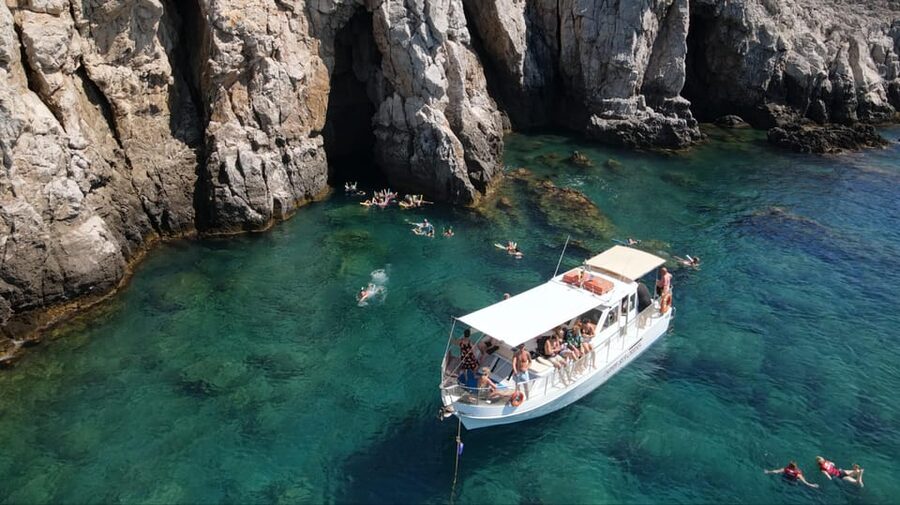 Faliraki: Boat Trip to Afantou Caves, Antony Quinn, Ladiko - The service makes the difference