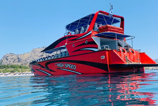 Fast Boat To Symi with a swimming stop at St George's Bay! (Only 1hr journey) - Why the fast boat makes Symi possible in one day