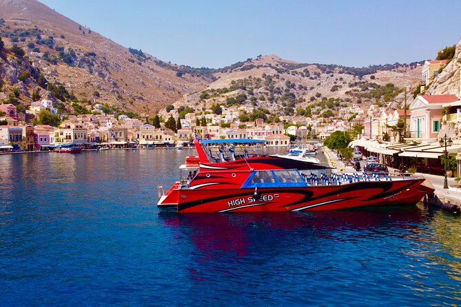 Fast Boat To Symi with a swimming stop at St George's Bay! (Only 1hr journey) - St George’s Bay is the day’s most memorable stop