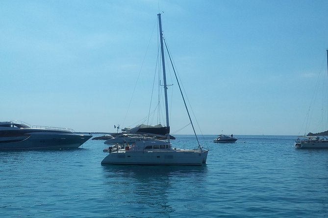 Formentera Day Trip from Ibiza on Private Luxury Catamaran - Sailing Toward Formentera