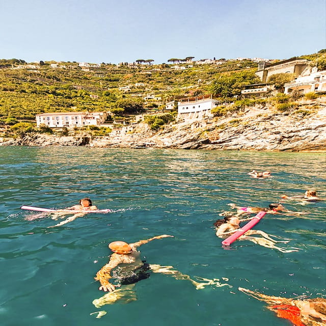From Amalfi: Coast & Furore Fjord Boat Tour with Swim Break - Amalfi and Atrani from the sea