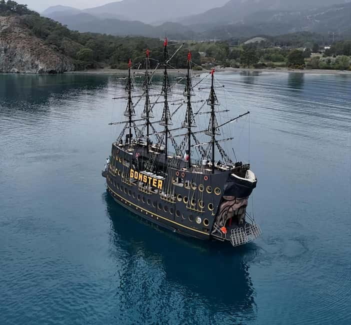 From Antalya/Kemer: All-Inclusive Party Boat with Lunch - Lovers Bay closes the route
