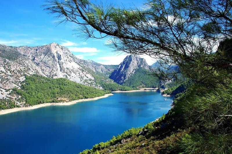 From Belek: Green Canyon Boat Trip with Lunch and Drinks - Swimming in the green water