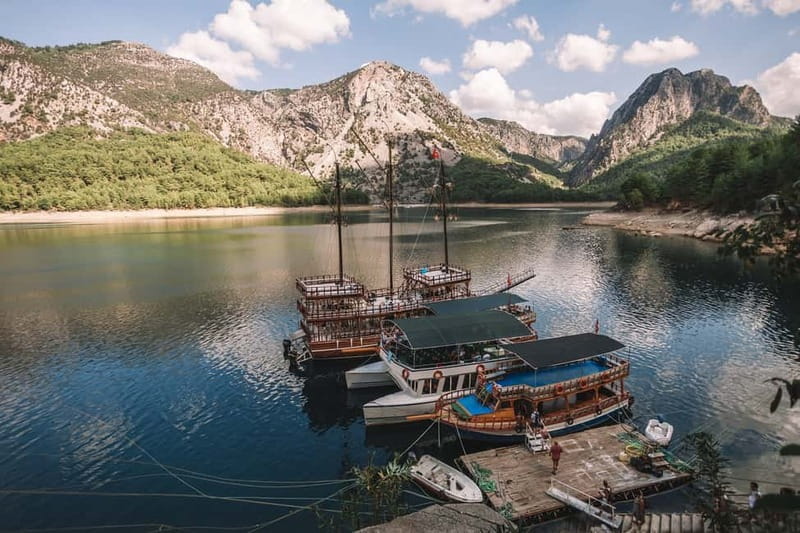 From Belek: Green Canyon Boat Trip with Lunch and Drinks - The 3-kilometer Little Canyon and second water stop