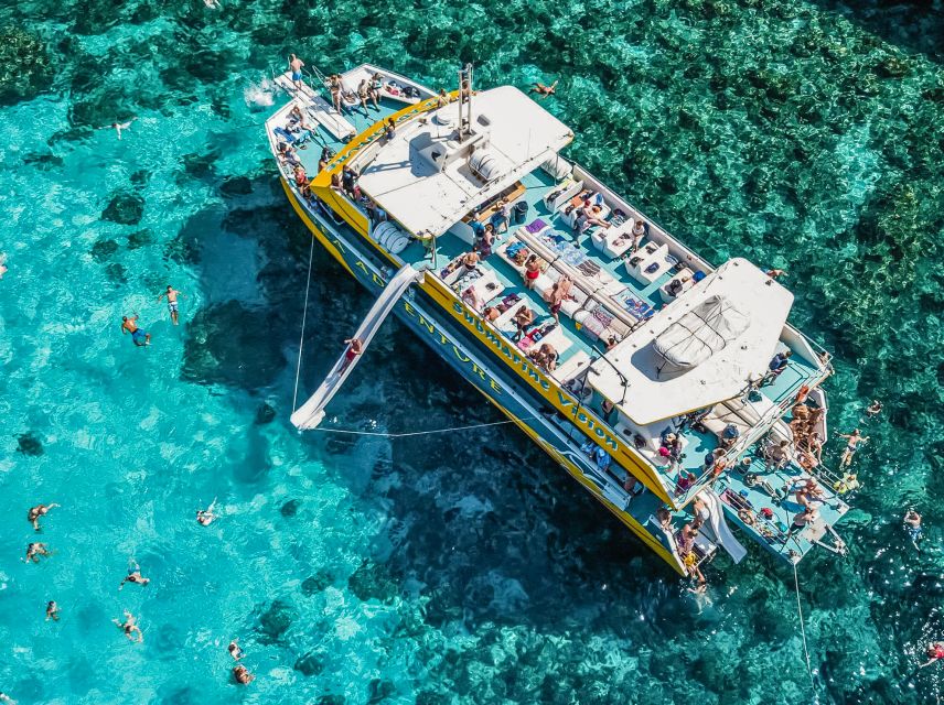 From Bugibba: Blue Lagoon Afternoon Swim with Sunset Cruise - Santa Maria Caves and the return at sunset