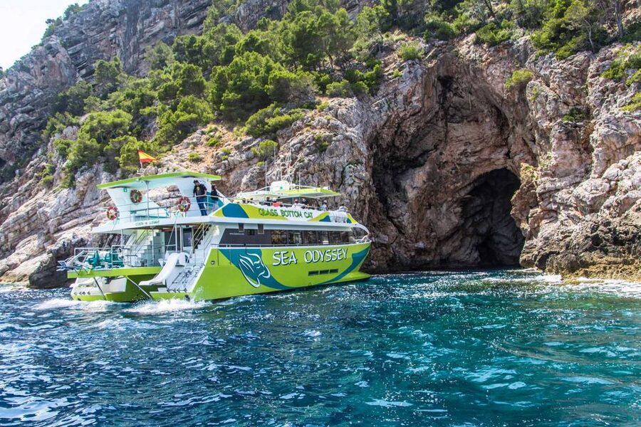 From Cala Millor: East Coast Glass-Bottom Boat Trip - The 1.5-hour Porto Cristo run