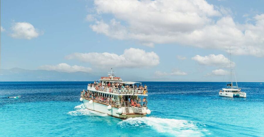 From Corfu Island: Antipaxos & Paxos Blue Caves Boat Cruise - Lakka gives you two hours on Paxos