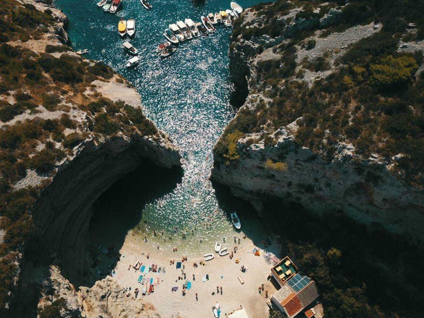 From Hvar: Vis Island and Blue Cave Speedboat Tour - The Blue Cave on Bisevo