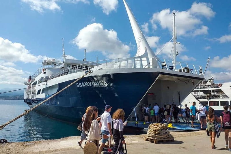 From Kissamos Port: Boat Cruise to Balos Lagoon & Gramvousa - Gramvousa Island: shipwreck, church, and castle