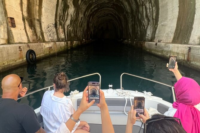 From Kotor: Boat to Blue Cave & Lady of the Rocks &Submarine Base - The ride from Kotor to the Blue Cave