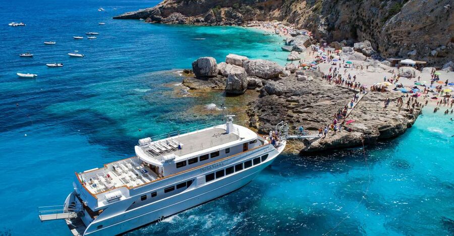 From La Caletta or Orosei: Gulf of Orosei Cruise - The coast between the port and Cala Sisine